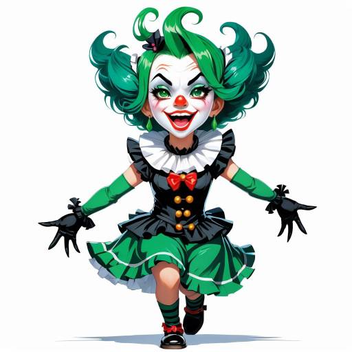 Glamorous Clown in Cowboy Style Glamorous Clown in Cowboy Style