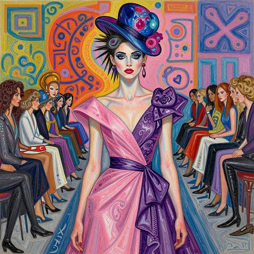 Surreal Vogue Fantasy with Irish Punk Model