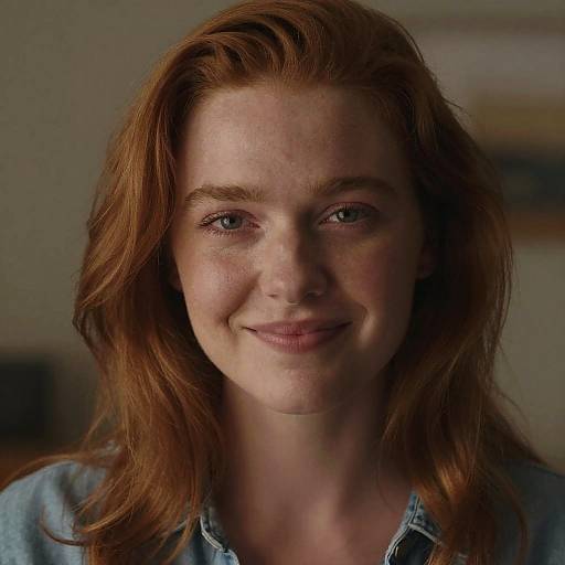 Close-Up Portrait with Ginger Hair