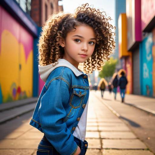Curious Girl in Urban Vibes