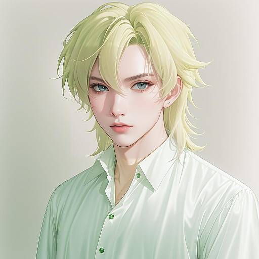 Illustration of Alkaid mcgrath, lovebrush chronicles in the style of Reel (riru)