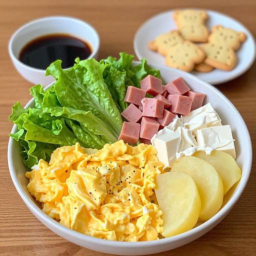 Colorful Japanese Breakfast Bowl Delight