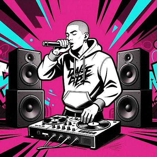 Dynamic Beatboxer in Subway Tunnel