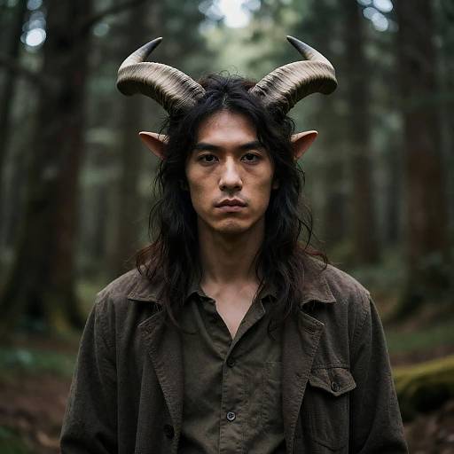Horned Forest Creature Man