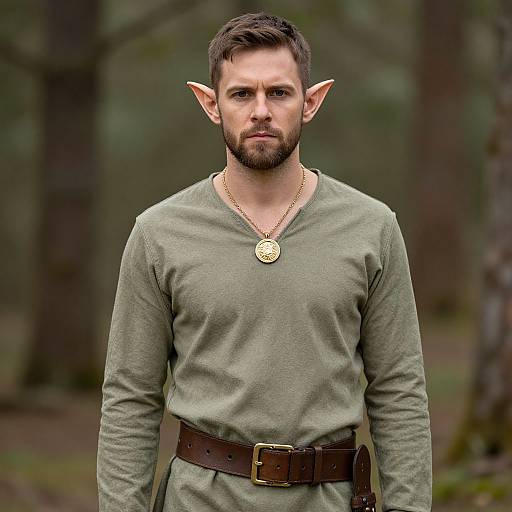 Realistic Male Elf Costume Design