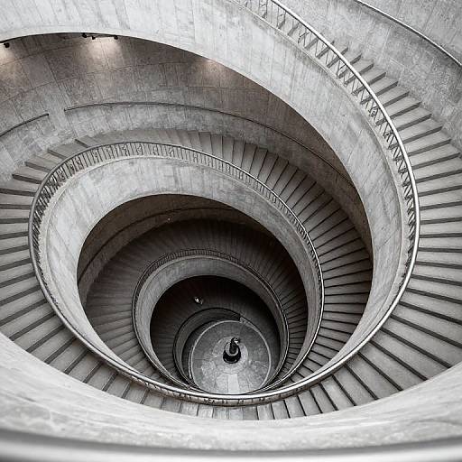Endless Möbius Spiral Staircases