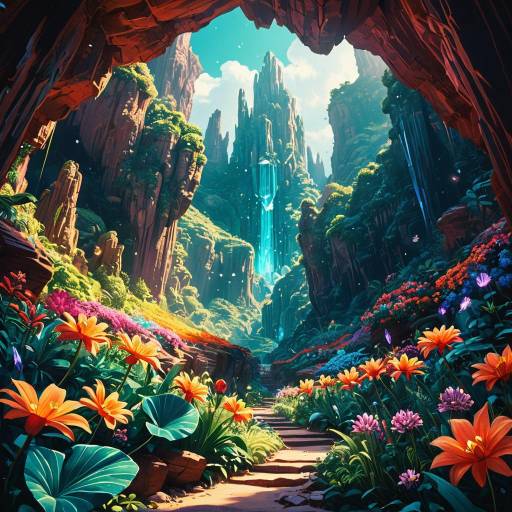 Enchanting Canyon of Lush Wonders