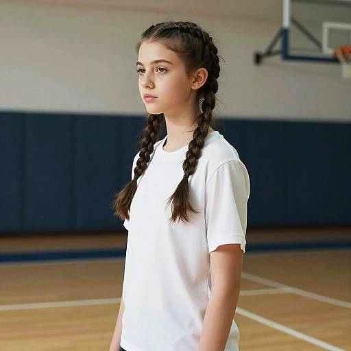Teen Girl with Two-Strand Braids