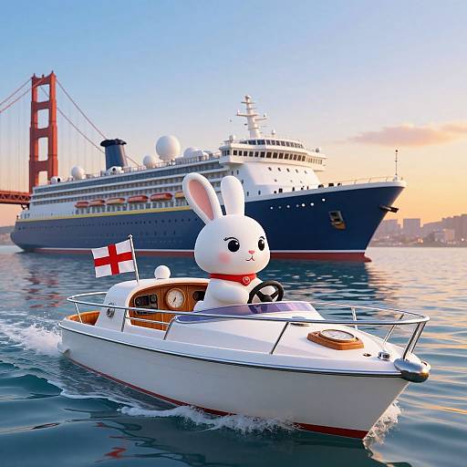 Rabbit Yacht Adventure at Sunset