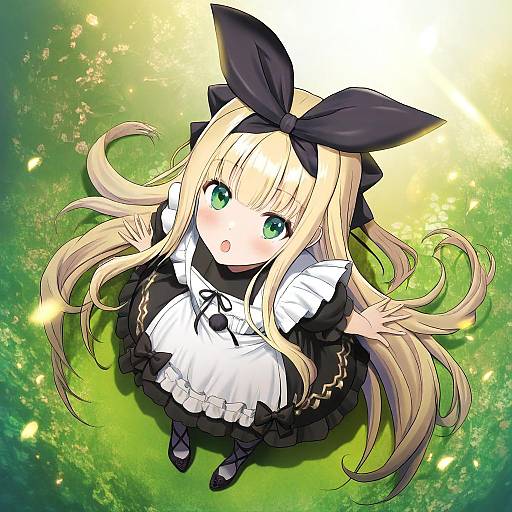 Illustration of Mononobe alice, nijisanji in the style of Harukigenia