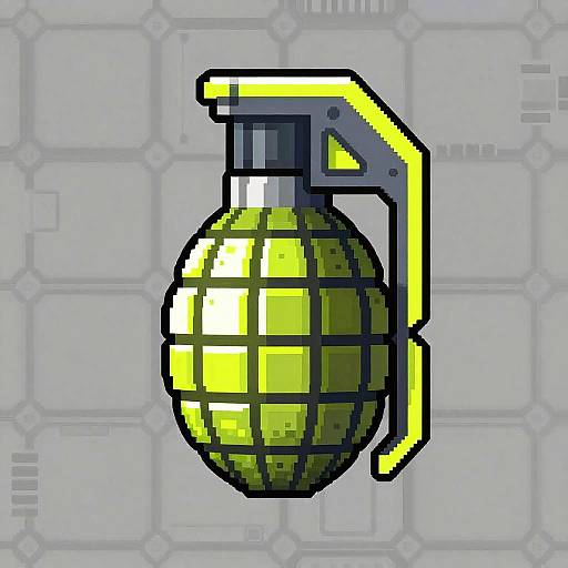 Futuristic 2D Smart Grenade Launcher Sprite