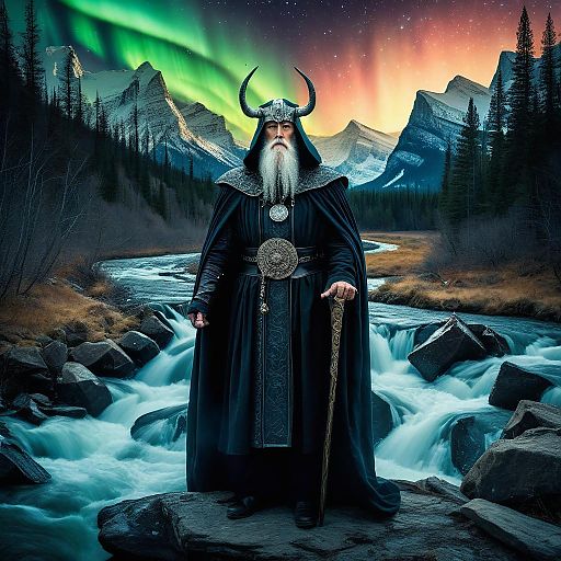 Odin: The Allfather in Mythic Splendor
