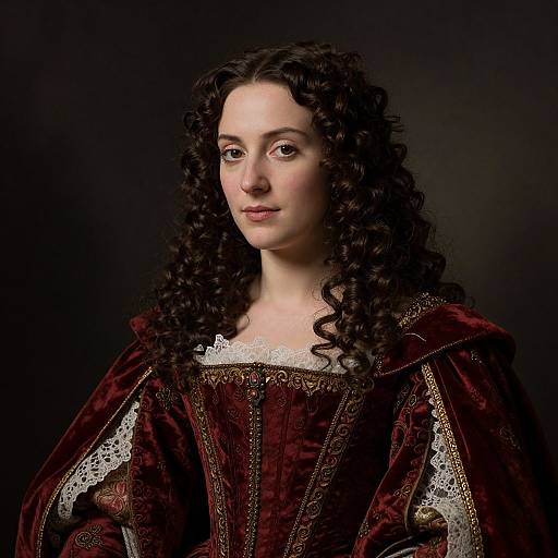 Renaissance Style Digital Portrait