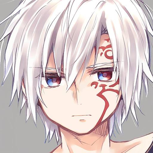 Illustration of Allen walker, d.gray-man in the style of Matsuda hikari