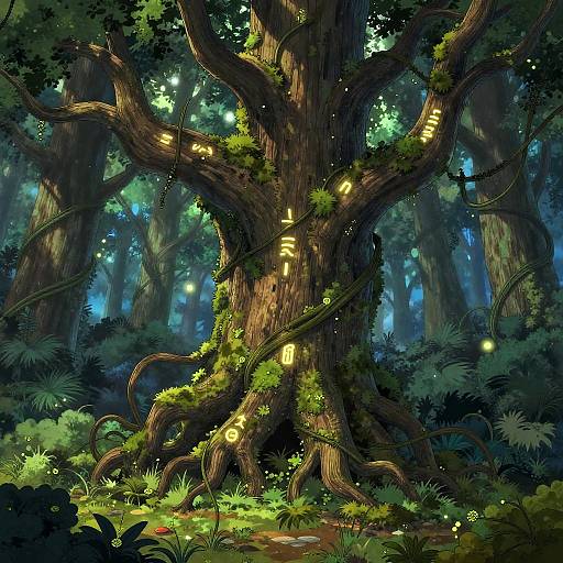 Ancient Forest Treant at Dawn