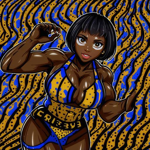 Illustration of Arung samudra (cessa), ombok diving and delivery services in the style of Torotei