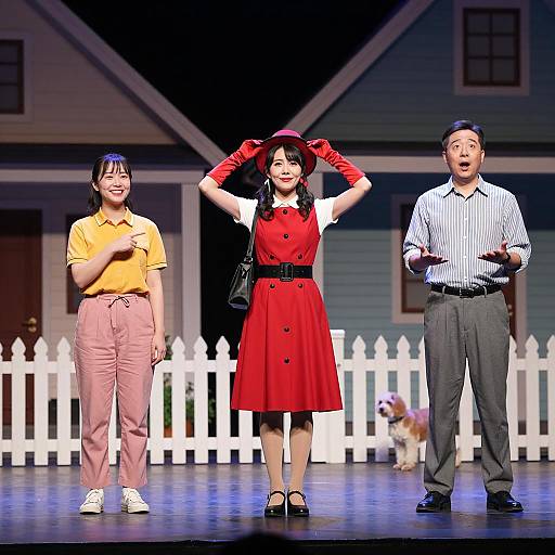 Nighttime Stage Performance with Spotlight