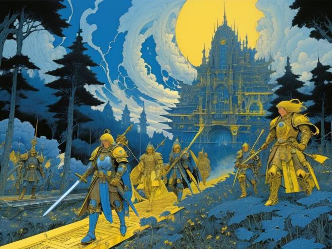 Gothic Futuristic Escape in Warhammer Realm
