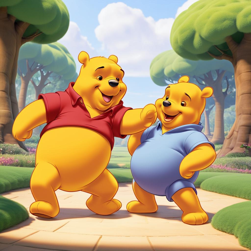 Winnie the Pooh Showdown with Heffalumps