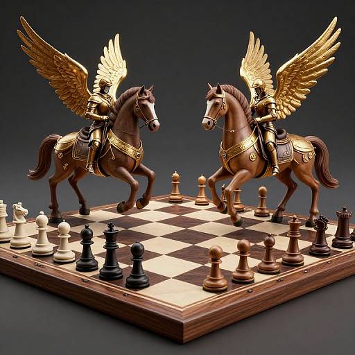 Winged Centaur Chess Battle 3D