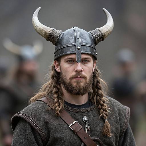 Authentic Viking Warrior Portrait