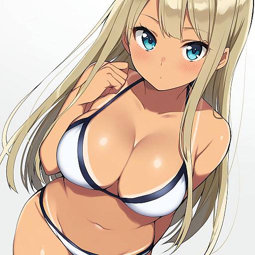 Illustration of Alessandra susu, tokyo 7th sisters in the style of Shirasu uni