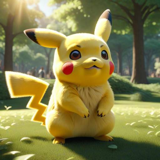 Cinematic 3D Render of Humanized Pikachu Cinematic 3D Render of Humanized Pikachu