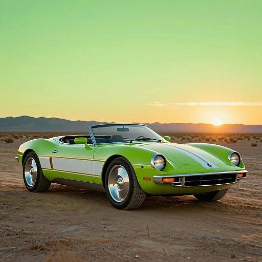 Futuristic Chartreuse Convertible Concept