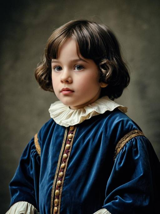 Child in Historical Galileo Galilei Costume