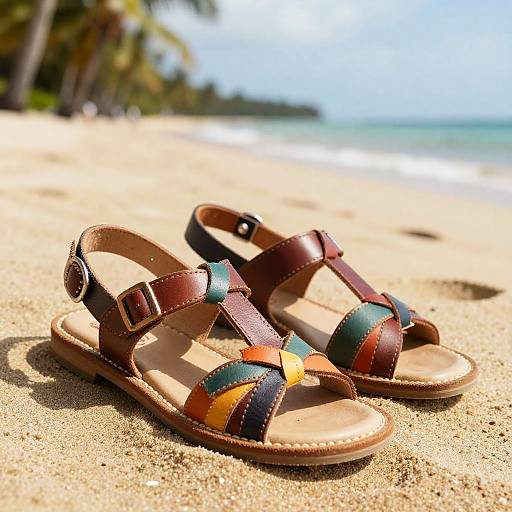 Sunlit Hurache Sandals by Beach