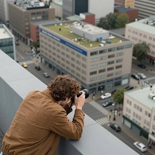 Urban Aerial Photography with Cityscape