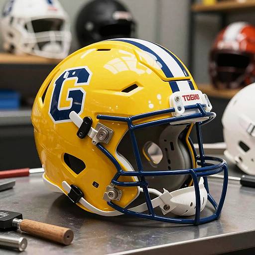 Crafting Futuristic Football Helmets