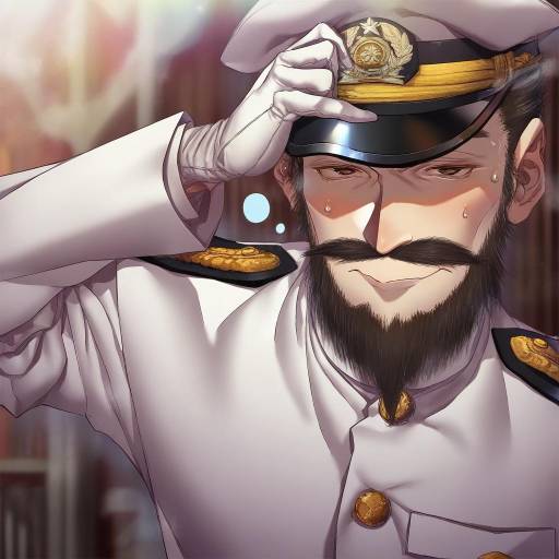 Illustration of Admiral suwabe, kantai collection in the style of Kink (tortoiseshell)