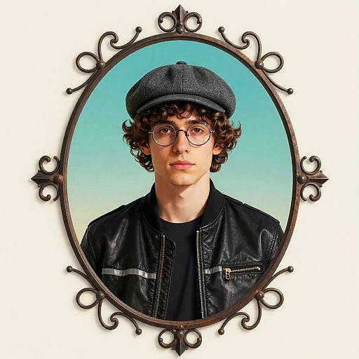 Stylized Vintage Portrait with Modern Flair