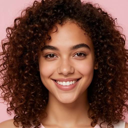 Kawaii Mixed-Race Girl Portrait