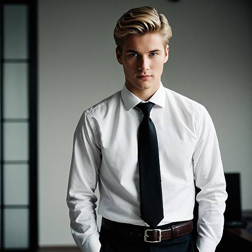 Stylish Male in Formal Date Outfit