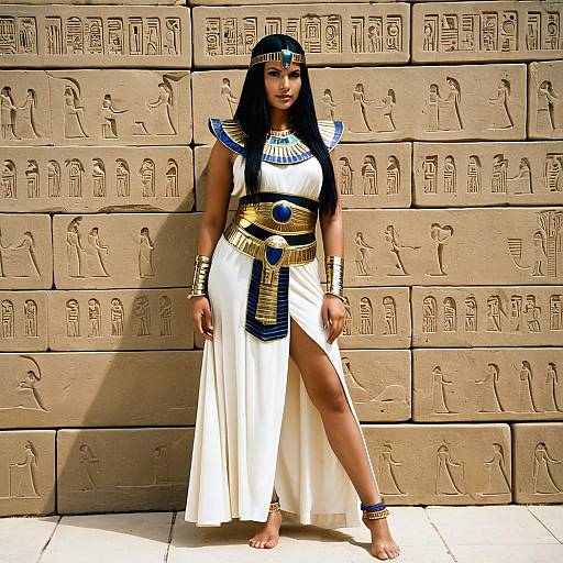 Elegant Cleopatra Cosplay Portrait