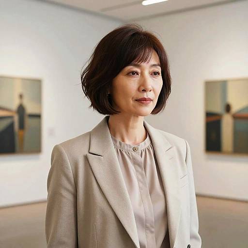 Wolf Cut on Stylish Woman