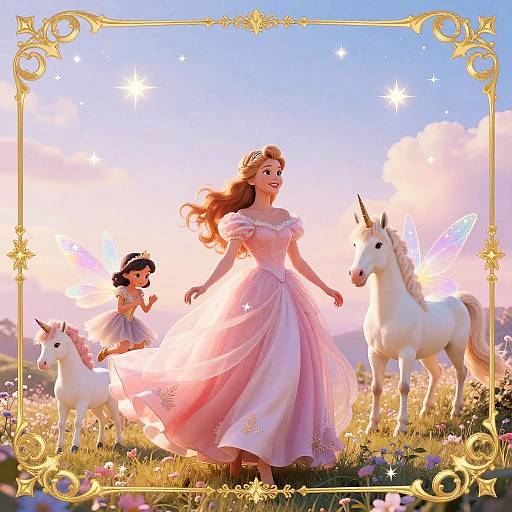 Enchanting Disney Fairy Tale Poster
