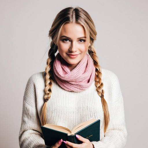 Young Woman Reading Book Indoors