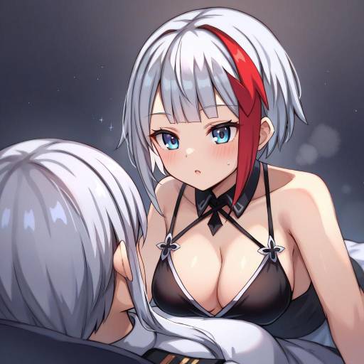 Illustration of Admiral graf spee (azur lane), azur lane in the style of Miya (miyaruta)