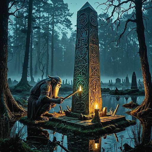 Twilight Swamp: The Troll Sculptor's Art