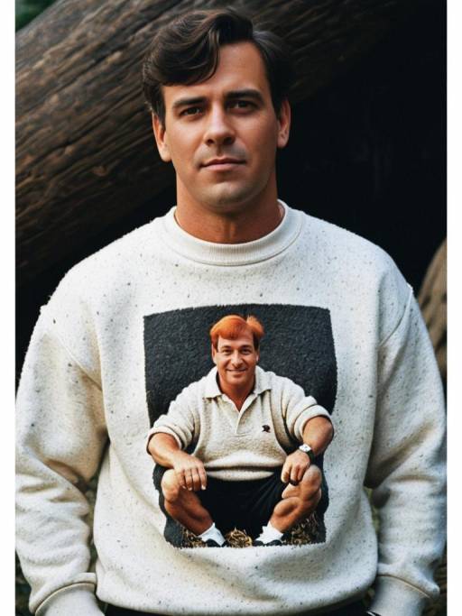 Vintage Fred Flintstone Sweatshirt Design