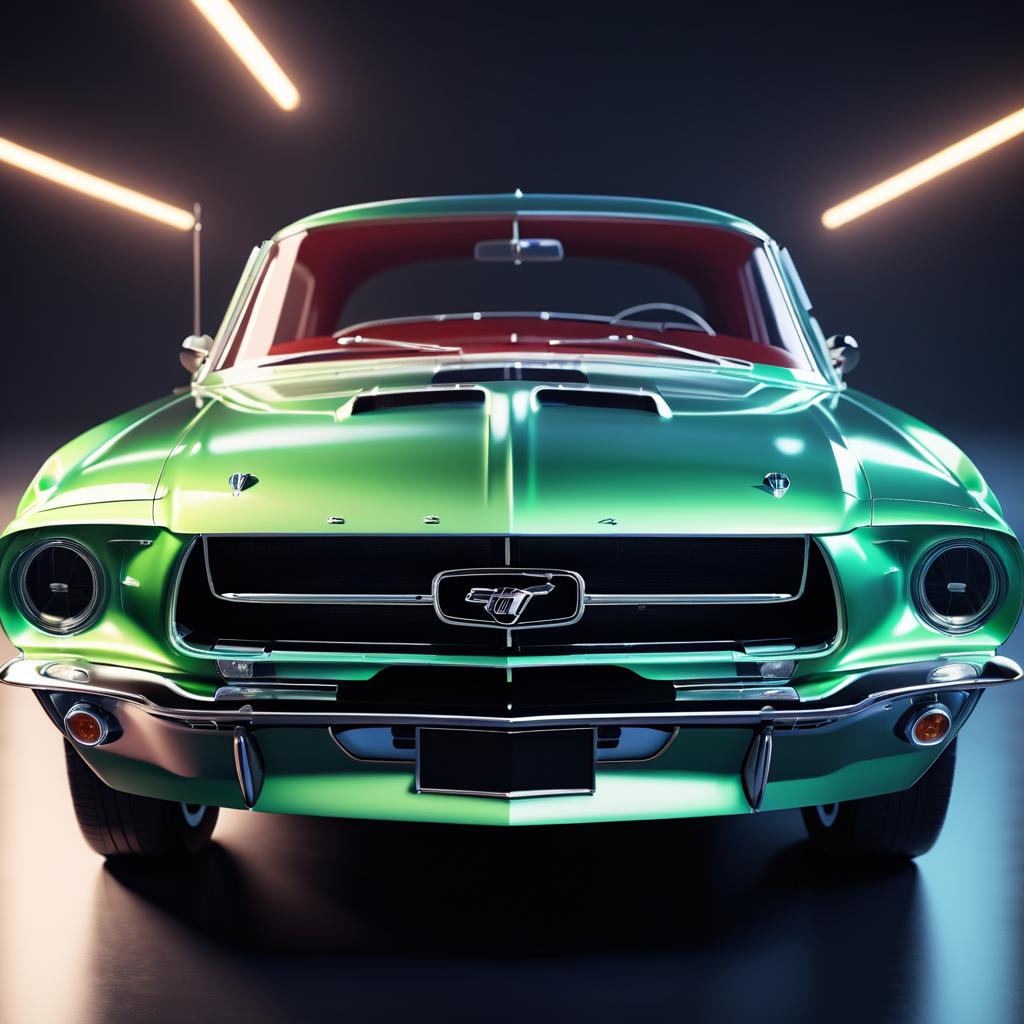 Daring 1967 Mustang Redesign in Detail