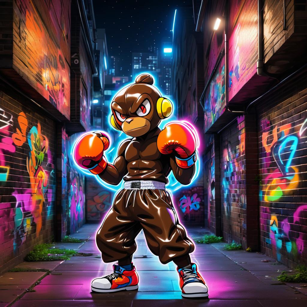 Urban Hitmonchan: Street Art Vibes