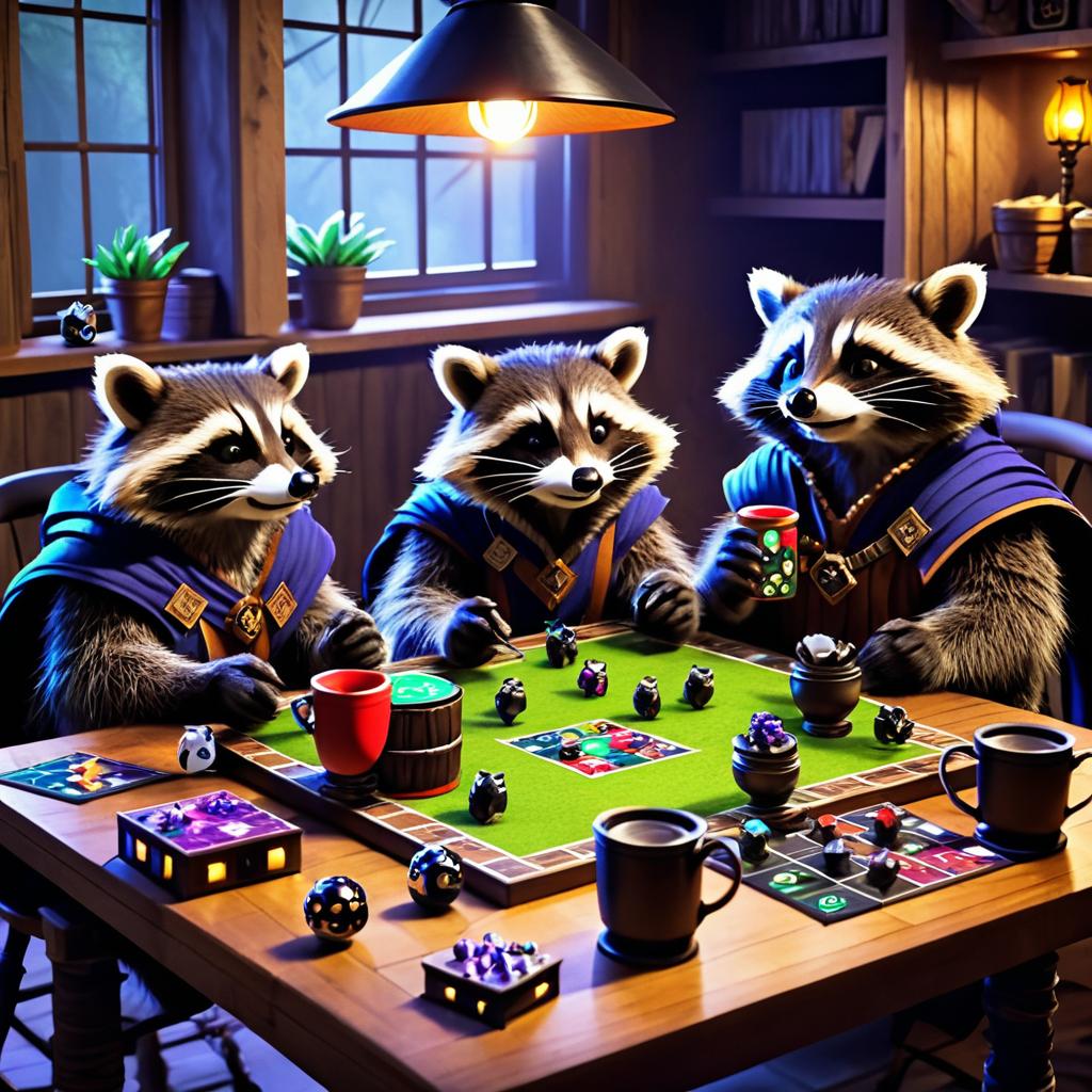 Raccoons RPG Night: Cozy and Humorous