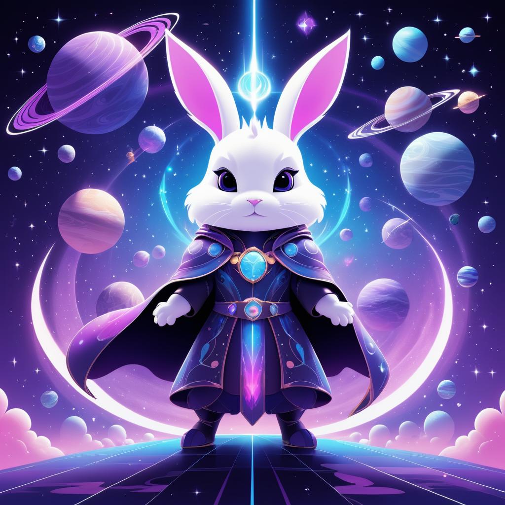 Cosmic Rabbit: Dreamworks Adventure Illustration