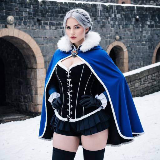 Cosplay photo of akershus fortress (oshiro project). Costume clothes