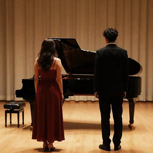 Elegant Concert Scene with Piano