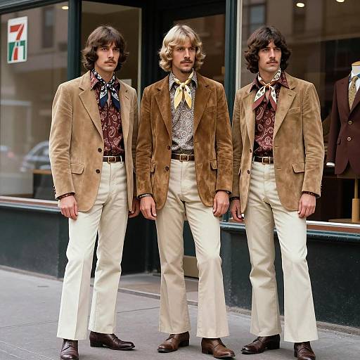 1970s Tailored Menswear Fashion Shoot